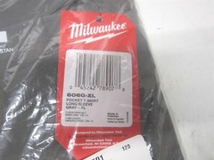 Milwaukee 606G-XL Mens XL GRIDIRON Cotton/Polyester Long-Sleeve Pocket T-Shirt