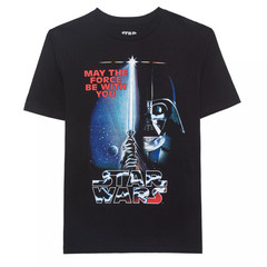 Star Wars Darth Vader Saber “May the Force Be With You” T-Shirt – Size XL – NEW