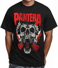 PANTERA MOUTH FOR WAR Heavy Metal Band Black T-Shirt