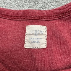 J.Crew Marled Cotton Henley Shirt Mens Small Red Long Sleeve Stretch Casual Top