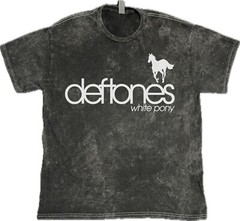 Deftones White Pony T-Shirt Hard Rock Band on 100% Cotton Vintage Washed Tee