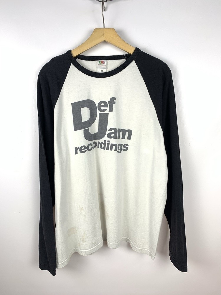 Fruit Of The Loom Valueweight Def Jam Recordings Long Sleeve T-Shirt Adult XXL