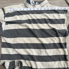Vintage 90s Dockers Levis Prison Striped LS Shirt Mock Neck Grunge Men’s Size M