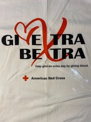 American Red Cross Give Extra Be Extra XL T-Shirt – Blood Donor Shirt