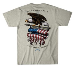 Howitzer Style Men’s T-shirt Blue Collar Eagle Military Grunt MFG