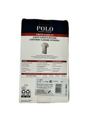 NWT. Polo Ralph Lauren. 3 Pack Sz 1XL. Big & Tall Crew Neck. White. MRSP. $56.50