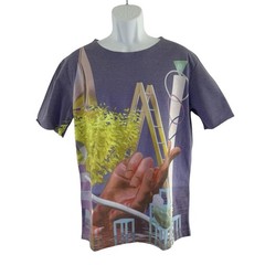 Sixpack France Shirt Mens Medium Purple JVGBD Graphic All Over Print Streetwear