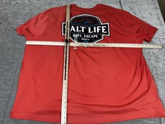 Salt Life Shirt Mens 4XL Orange Reel Escape Fish Beach T-Shirt Ocean Fishing Tee