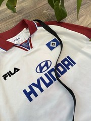 Hamburg 1999 2000 Home Soccer Jersey Football T-Shirt Fila Vintage Size XL-XXL