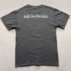 Breast Cancer Awareness Finish the Fight Jerzees Men’s Small Gray T-Shirt