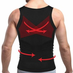 Shaper Men’s Body Shaper Toning T-Shirt Ultra Durable Vest Compression Underwear
