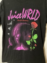 Juice WRLD Lucid Dreams Rose Portrait Graphic T-Shirt