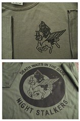 160th NIGHT STALKERS SOAR Death waits In The Dark T-Shirt Large USA Ultra Co 6oz