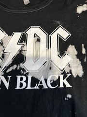 AC DC Back In Black Shirt Hells Bells Size Large