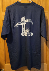 Vintage Printed Hyster Forklift Fruit of the Loom Pocket T-shirt Size XL NWOT