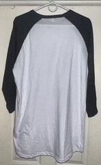 City Lab Long Sleeve Baseball Ringer White/Black T-Shirt Mens Size 2XL NWT