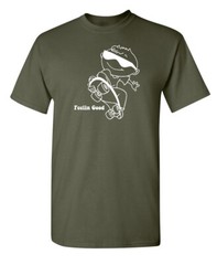 Feelin Good Skater Sarcastic Humor Graphic Novelty Funny T Shirt
