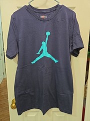 Jordan Jumpman Graphic Tshirt Navy Mens Large