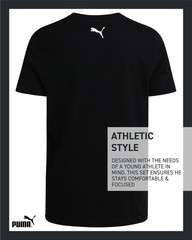 PUMA Boys T-Shirt – 2 Pack Casual Crewneck Short Sleeve Running and Gym Graphic
