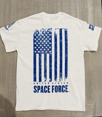 United States Space Force USSF “ALWAYS ABOVE” White T-Shirt -Size XL – NWT