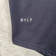 BYLT T-Shirt men’s Large Drop Cut Lux Short Sleeve Blue Premium Basics Lifestyle