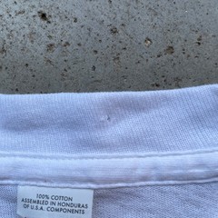 Vintage 80’s Fruit Of The Loom Blank T-Shirt White Undershirt Size Medium 38-40