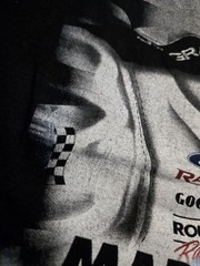 Checkered Flag Sports Label Nascar Viagra Racing T Shirt Size Large Mark Martin