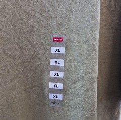 Levis Relaxed Fit Graphic T Shirt Men’s XL Olive Green NWT Crew Neck