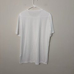 32 Degrees Cool Men’s Large White Short Sleeve Top Outdoors Slim Summer O7
