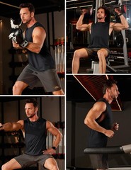 Men’s Tank Top Sleeveless Bodybuilding Muscle Shirts Gym Workout Tanks Shirt …