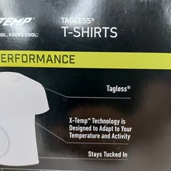 Hanes X-temp Mens 3-Pack T-Shirts Crew Neck White Performance Mesh M