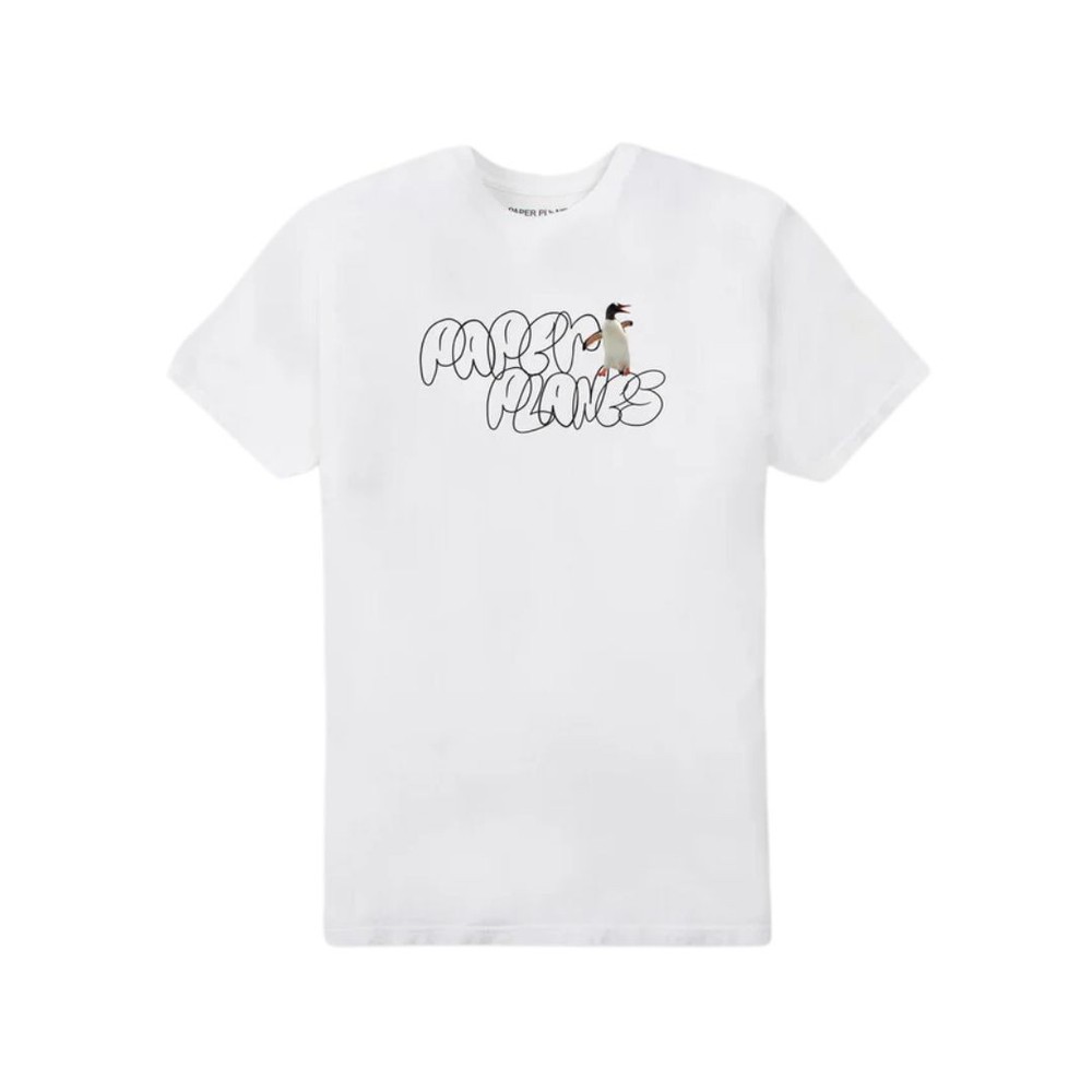 Paper Planes Penguins Can Fly Short Sleeve T-Shirt White