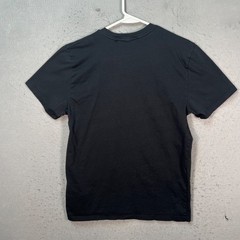 Correll Correll Mens Size Medium Gradient Graphic Organic Cotton T-Shirt Black