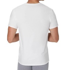 Hanes Men S Cotton Cooling Moisture Wicking Tagless V-Neck Undershirt Tee 6 Pack