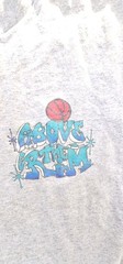 Reebok Above The Rim Mens L Gray Graphic Print Basketball Cotton Jersey T-Shirt