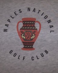 NEW IMPERIAL Crew Neck Cotton Poly Tee Shirt NAPLES NATIONAL GOLF CLUB 2XL Gray