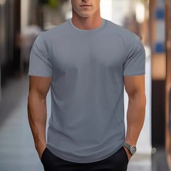 Jàri – Men’s Quick-Dry Breathable Round Neck Short Sleeve Shirt