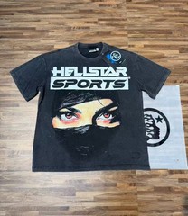 14 Hellstar tee shirt Men’s Black Cotton NEW S-M-L-XL Design