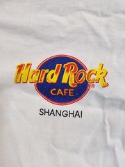 Vintage Hard Rock Shanghai 1996 Grand Opening Tshirt Large 90s China Japan Rare