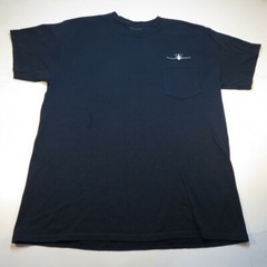 AIRPLANE EMBROIDERED PLANE PLANES JET POCKET TEE T SHIRT Sz Mens L