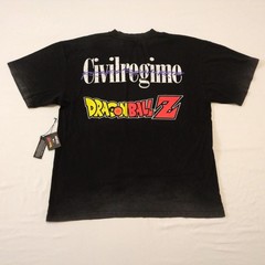 Civil Regime x Dragon Ball Z Trunks Lightning T-Shirt Size Large