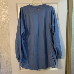 Ariat FR Shirt Mens Long Sleeve CAT 2 2112 Cotton Workwear XL Steel Blue NWT’s