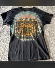 Sublime Tie-Dye Graphic Logo Crew Neck Short Sleeve Cotton T-Shirt Size S