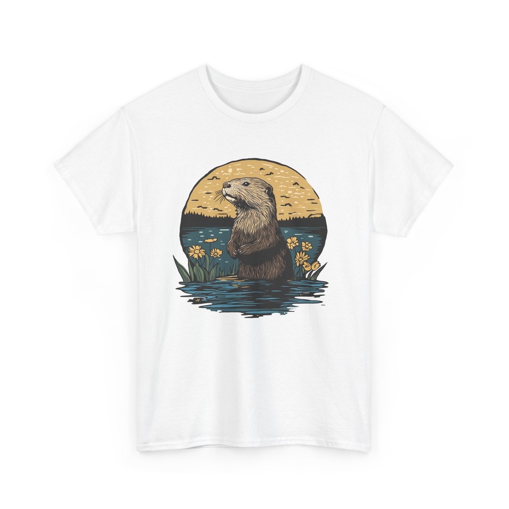 Otter Daisy T-Shirt – Lovely Floral Tee for Women & Garden Enthusiasts