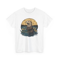 Otter Daisy T-Shirt – Lovely Floral Tee for Women & Garden Enthusiasts