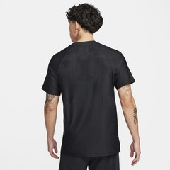 Size L- Nike Men’s APS Dri-FIT ADV Short-Sleeve Versatile Top, Black.