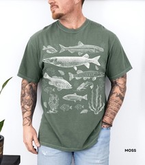 Retro Fisherman Fish Comfort Tee