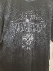 Harley Davidson Men’s 2XL Madison WI Lightweight Stretch Black T-Shirt