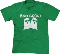 Boo Crew Halloween Trick Or Treat Costume Party Fall Fan Season Ghosts Mens Tee