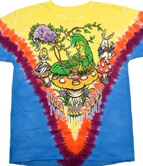 All Mad Here Clearance Tie-Dye T-Shirt Liquid Blue